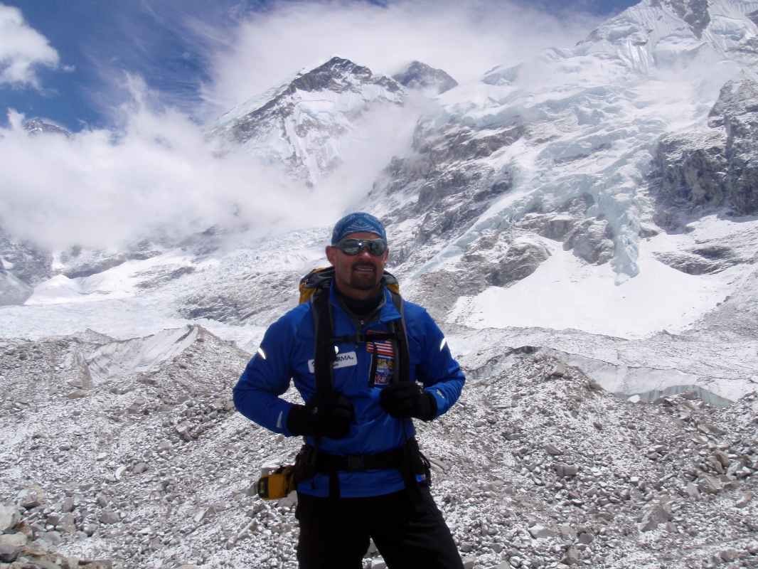 Everest and I at the Khumbu April